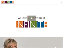 Tablet Screenshot of infinitemediainc.com